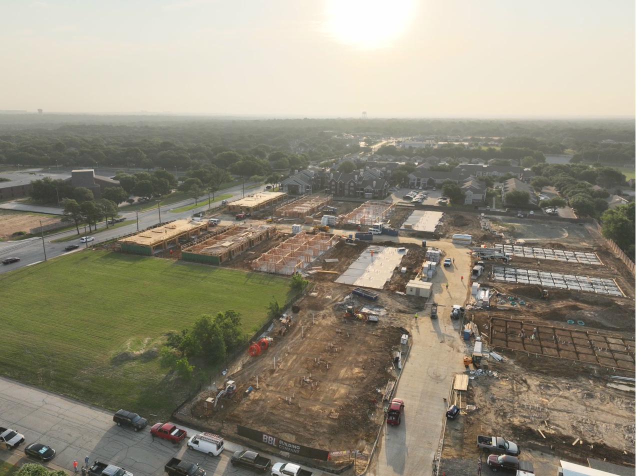 Parkwood Oaks aerial view — Bedford, Texas